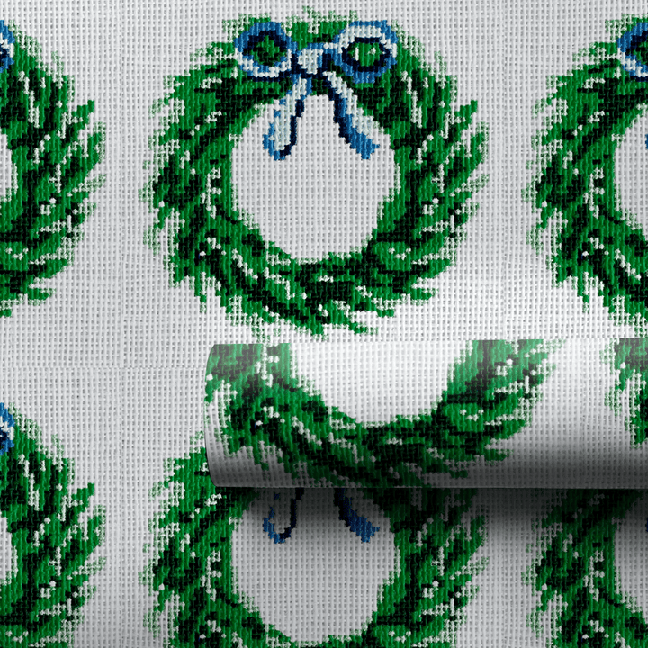 Wreath the Needle - Wrapping Paper - Aspen & Arlo