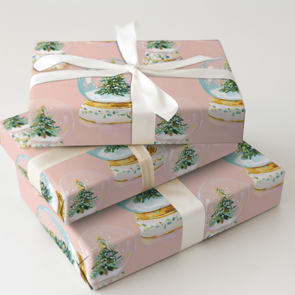 Tree Globe - Wrapping Paper - Aspen & Arlo