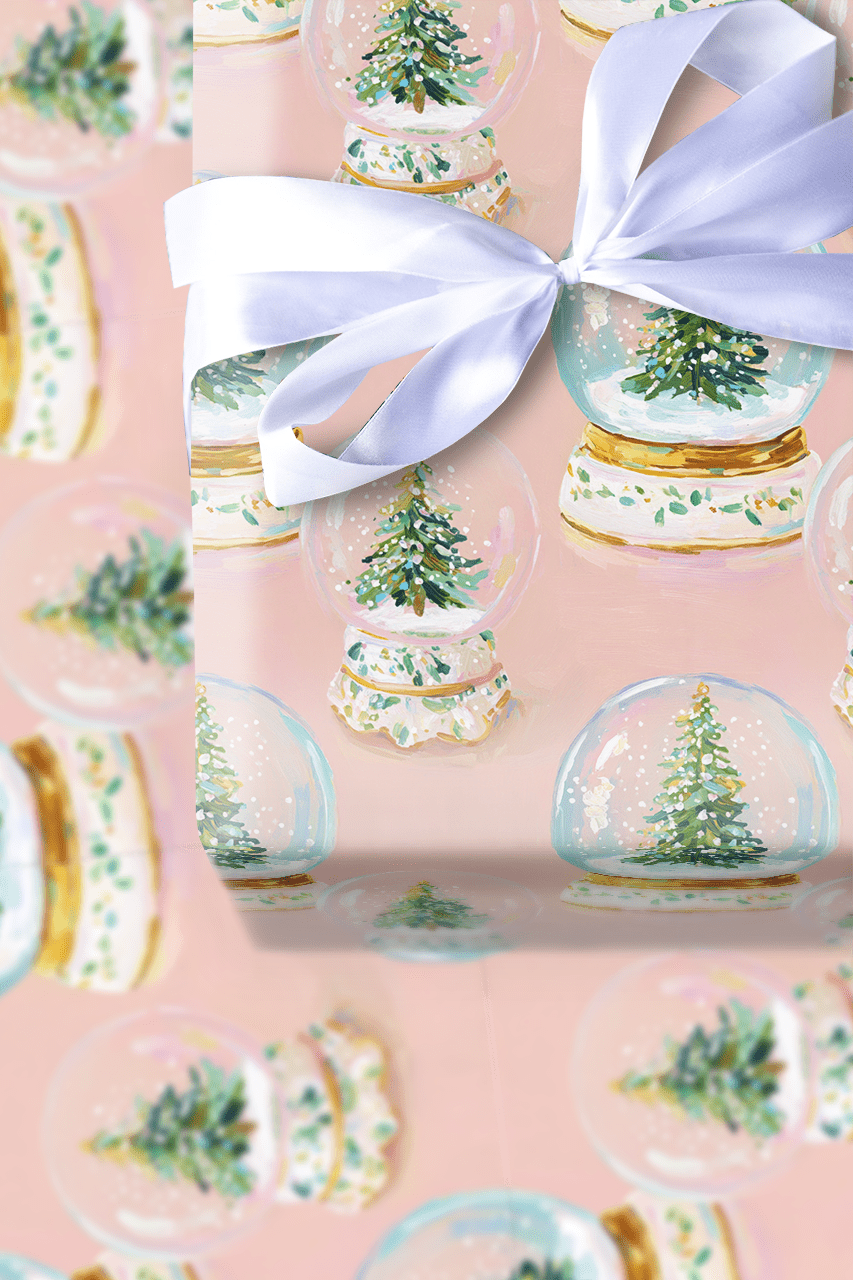 Tree Globe - Wrapping Paper - Aspen & Arlo