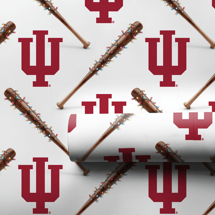 Indiana Holiday Sluggers - Wrapping Paper - Aspen & Arlo