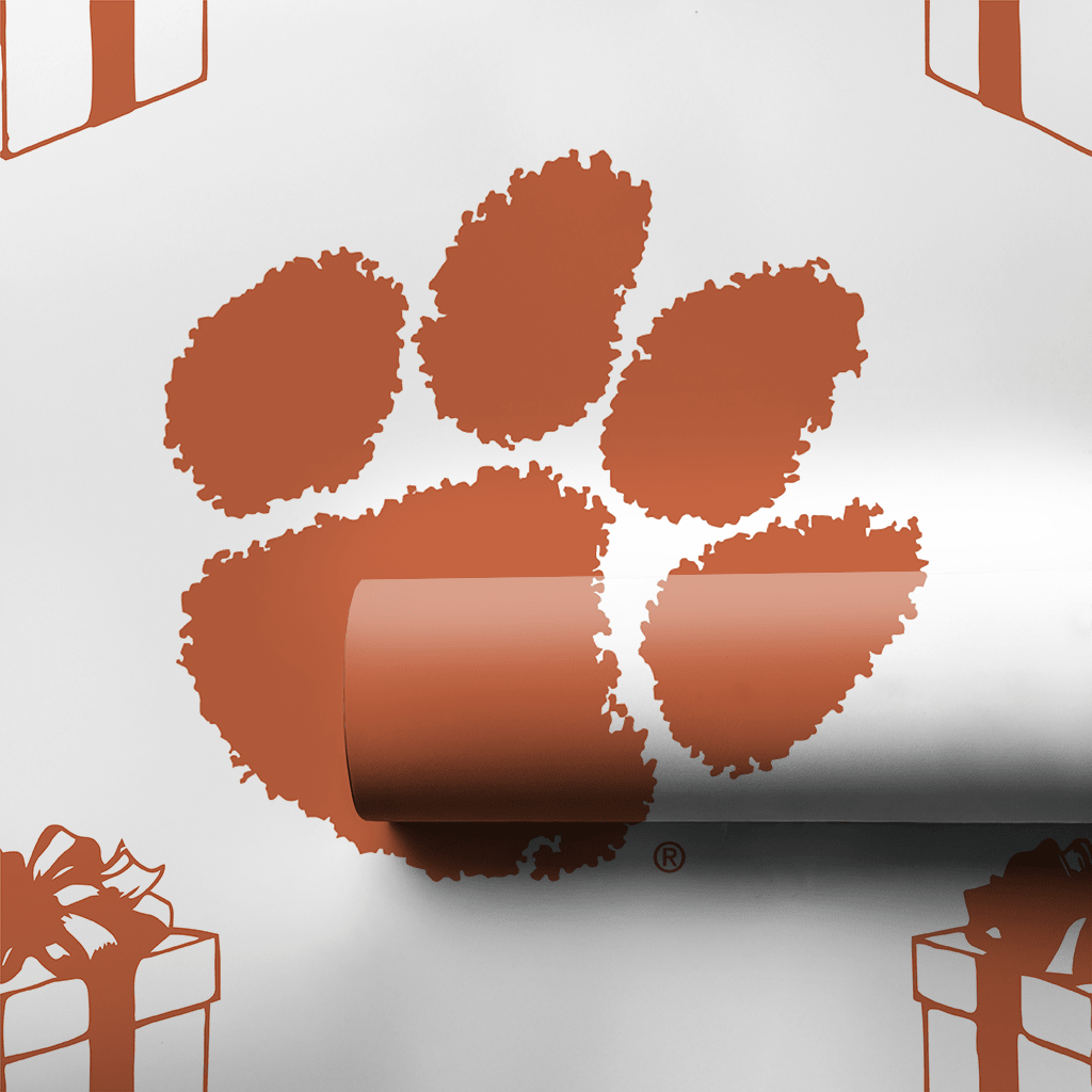 Clemson Present - Wrapping Paper - Aspen & Arlo