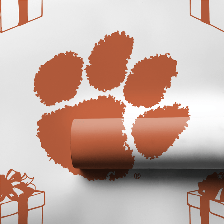 Clemson Present - Wrapping Paper - Aspen & Arlo