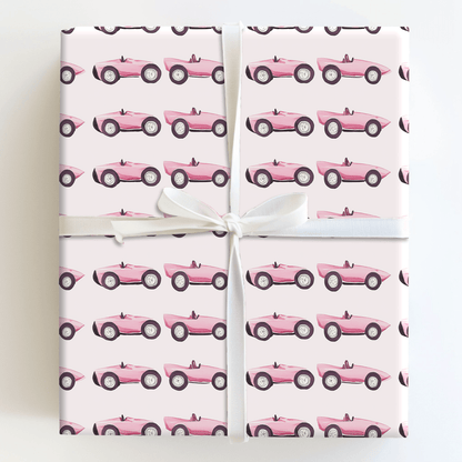 Wheels of Pink - Wrapping Paper - Aspen & Arlo