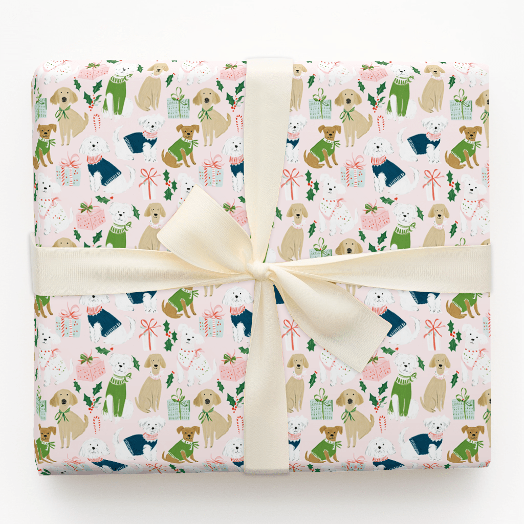 Winter Tail Wags - Wrapping Paper - Aspen & Arlo