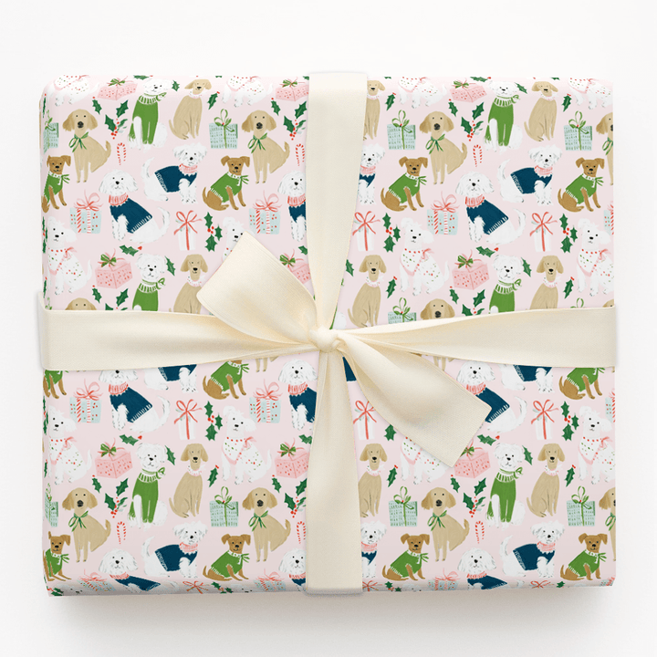 Winter Tail Wags - Wrapping Paper - Aspen & Arlo