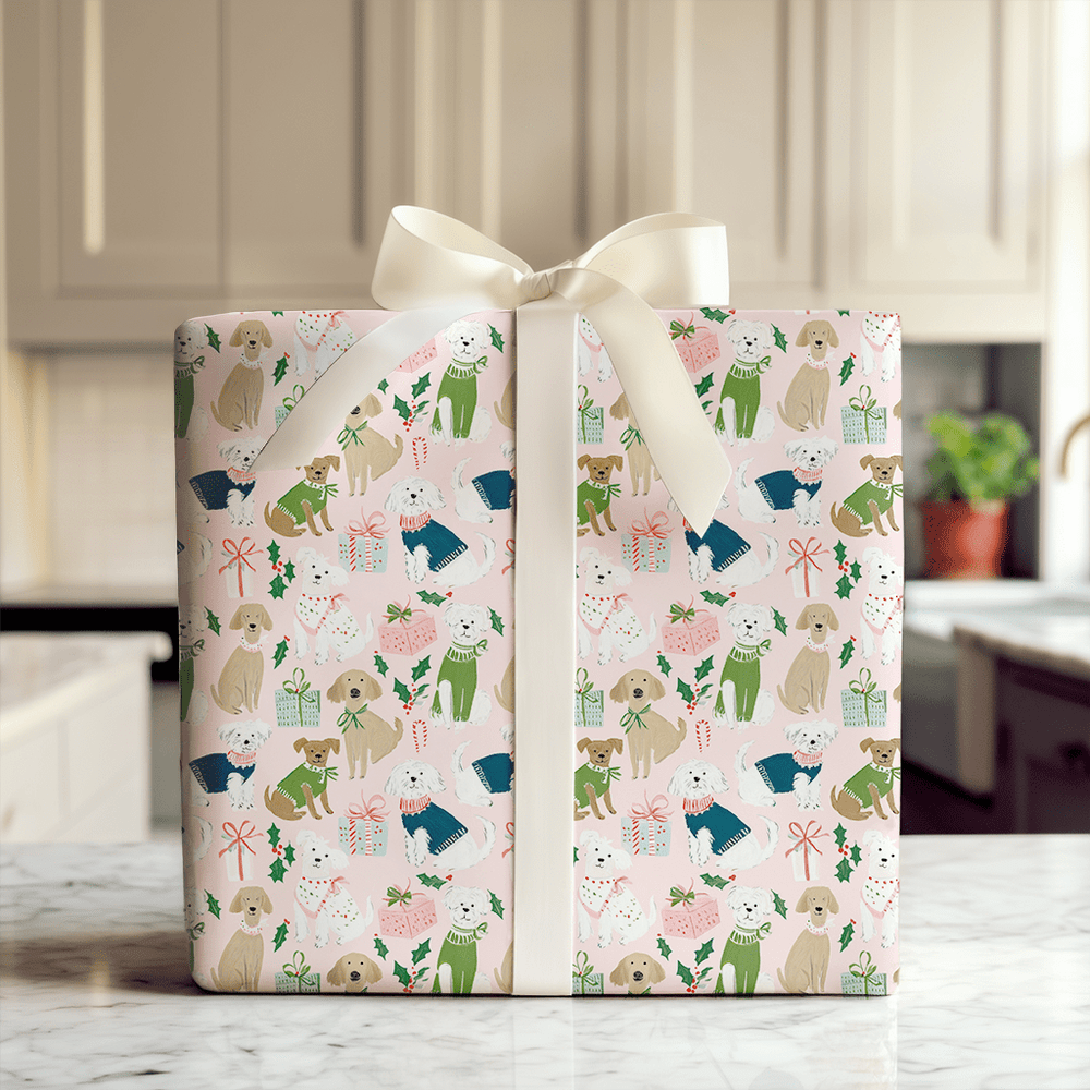 Winter Tail Wags - Wrapping Paper - Aspen & Arlo