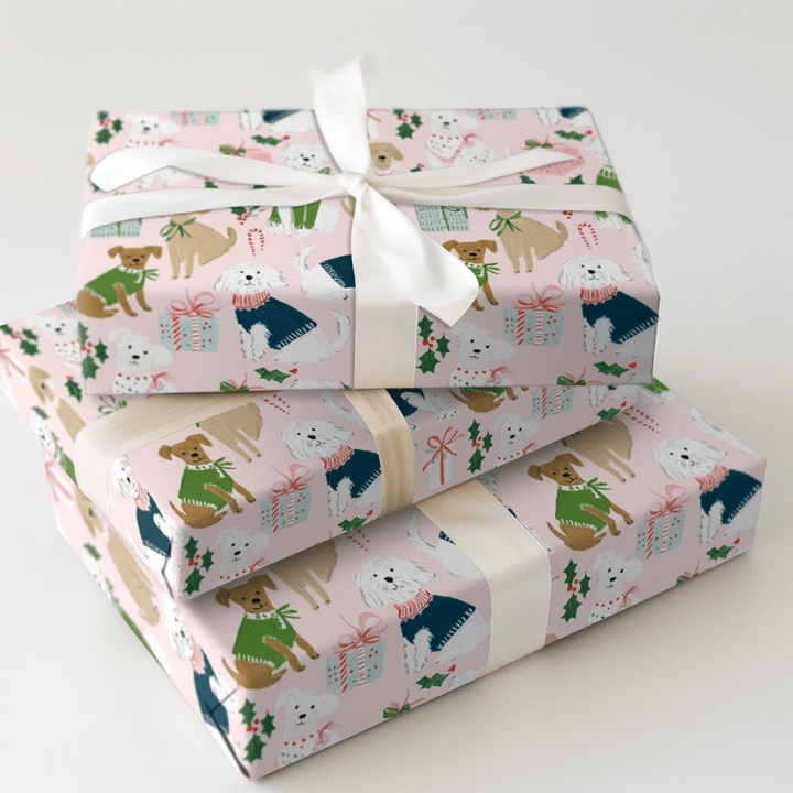 Winter Tail Wags - Wrapping Paper - Aspen & Arlo