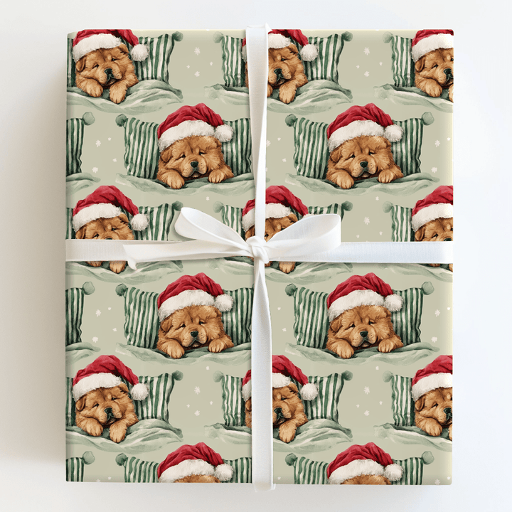 Bedtime for Chow Chow - Wrapping Paper - Aspen & Arlo