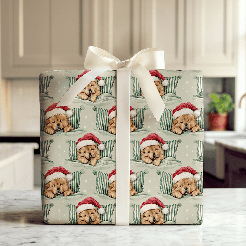 Bedtime for Chow Chow - Wrapping Paper - Aspen & Arlo
