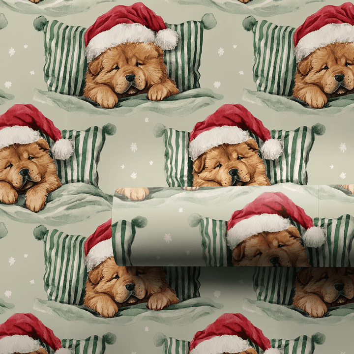 Bedtime for Chow Chow - Wrapping Paper - Aspen & Arlo