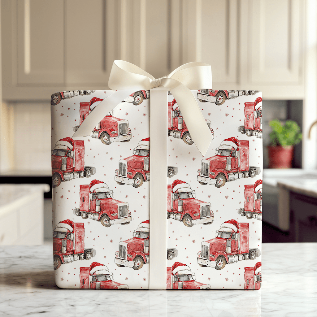Big Rig - Wrapping Paper - Aspen & Arlo