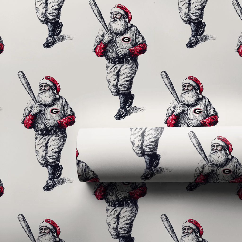 Athens Holiday Homerun - Wrapping Paper - Aspen & Arlo