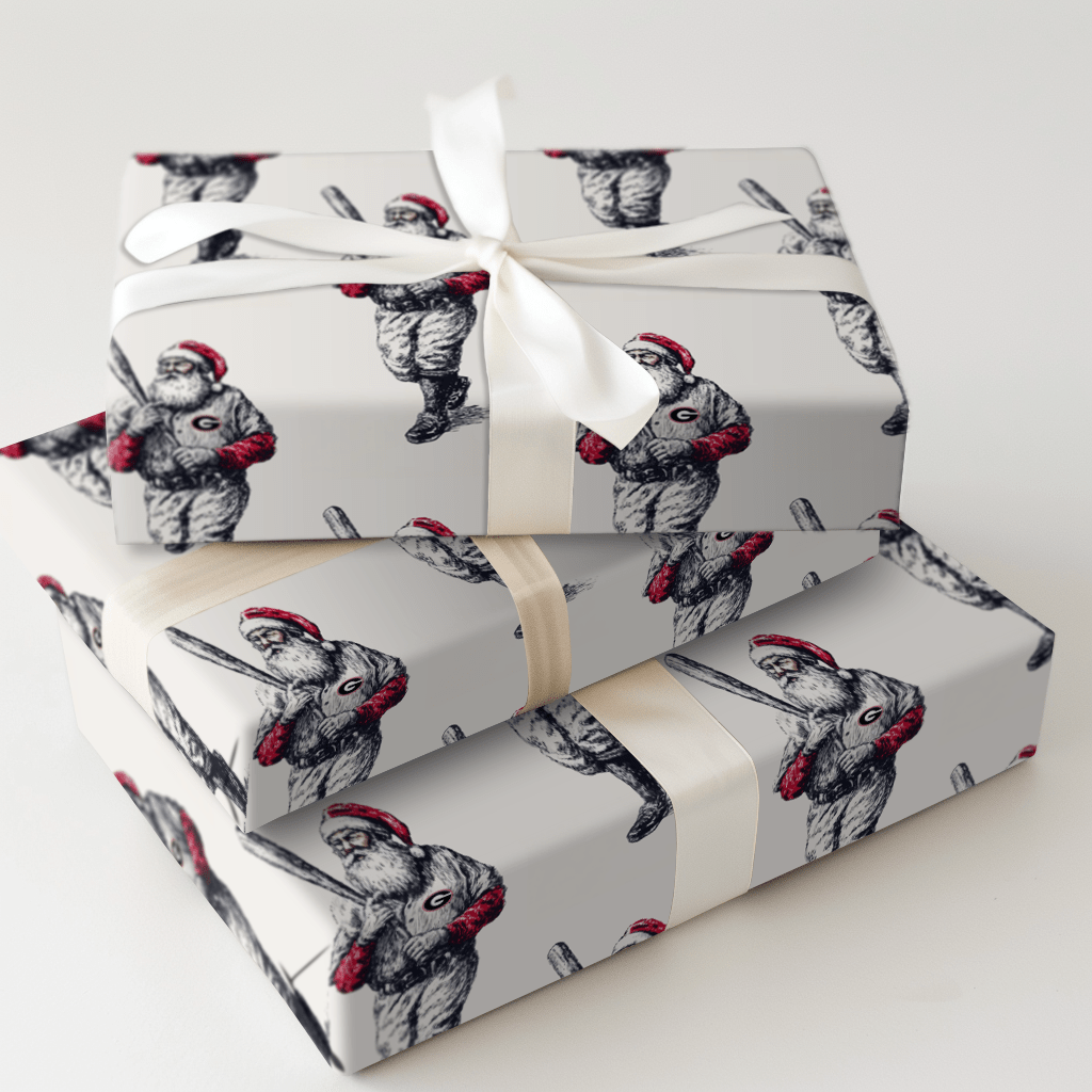 Athens Holiday Homerun - Wrapping Paper - Aspen & Arlo