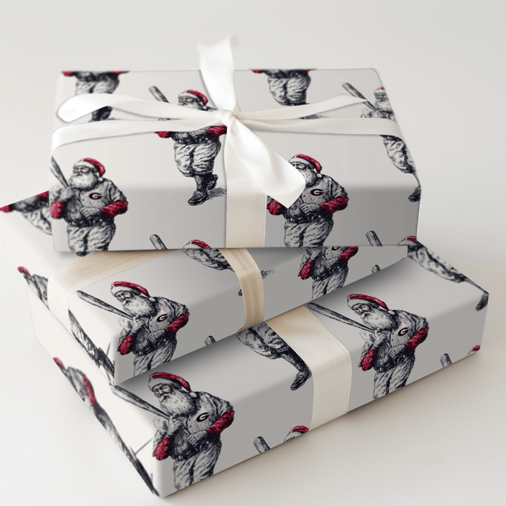 Athens Holiday Homerun - Wrapping Paper - Aspen & Arlo