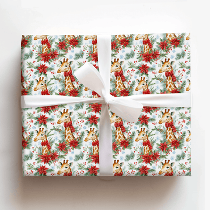 Giraffe Tidings - Wrapping Paper - Aspen & Arlo