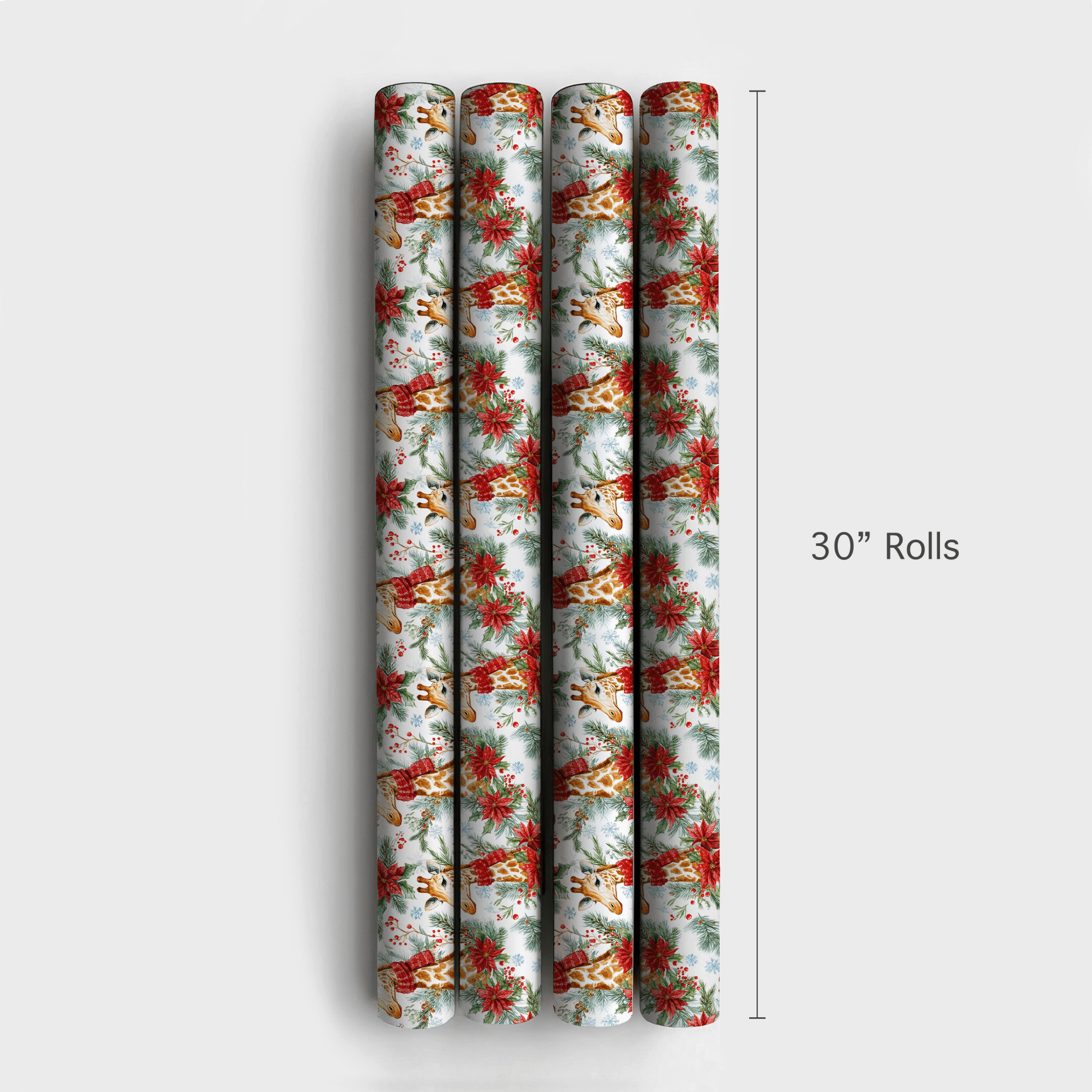 Giraffe Tidings - Wrapping Paper - Aspen & Arlo