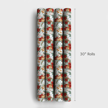 Giraffe Tidings - Wrapping Paper - Aspen & Arlo