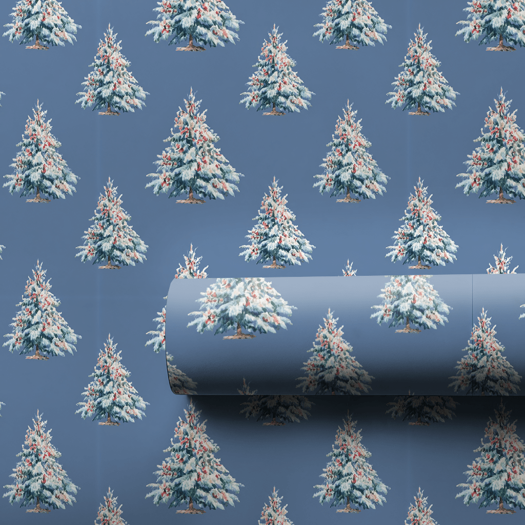 Joyful Blue - Wrapping Paper - Aspen & Arlo