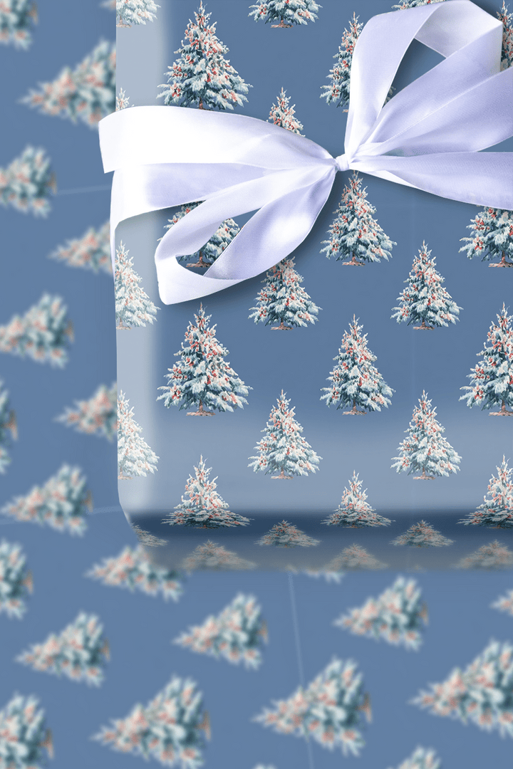 Joyful Blue - Wrapping Paper - Aspen & Arlo