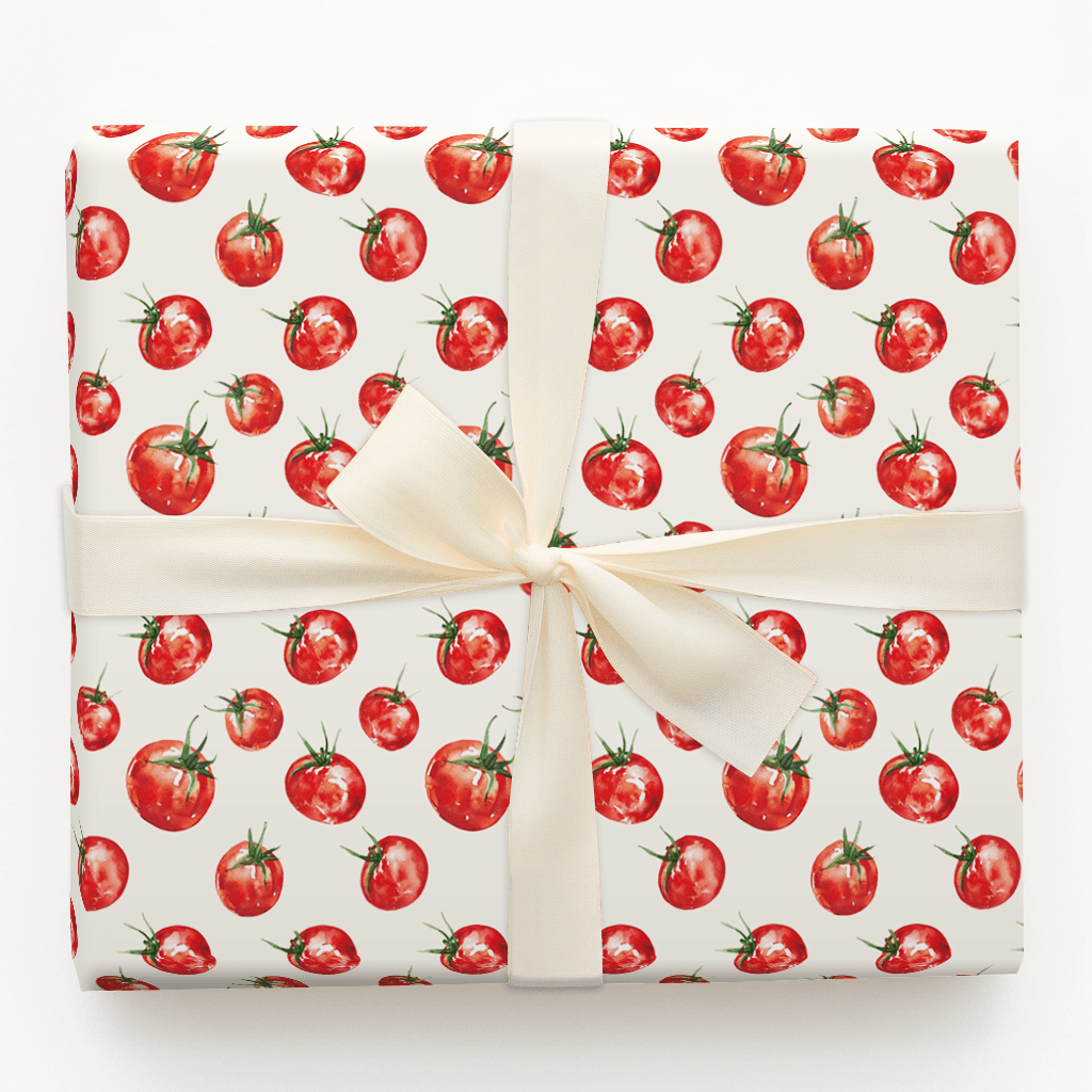 Farming Tomatoes - Wrapping Paper - Aspen & Arlo
