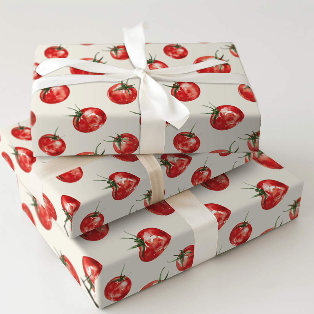 Farming Tomatoes - Wrapping Paper - Aspen & Arlo