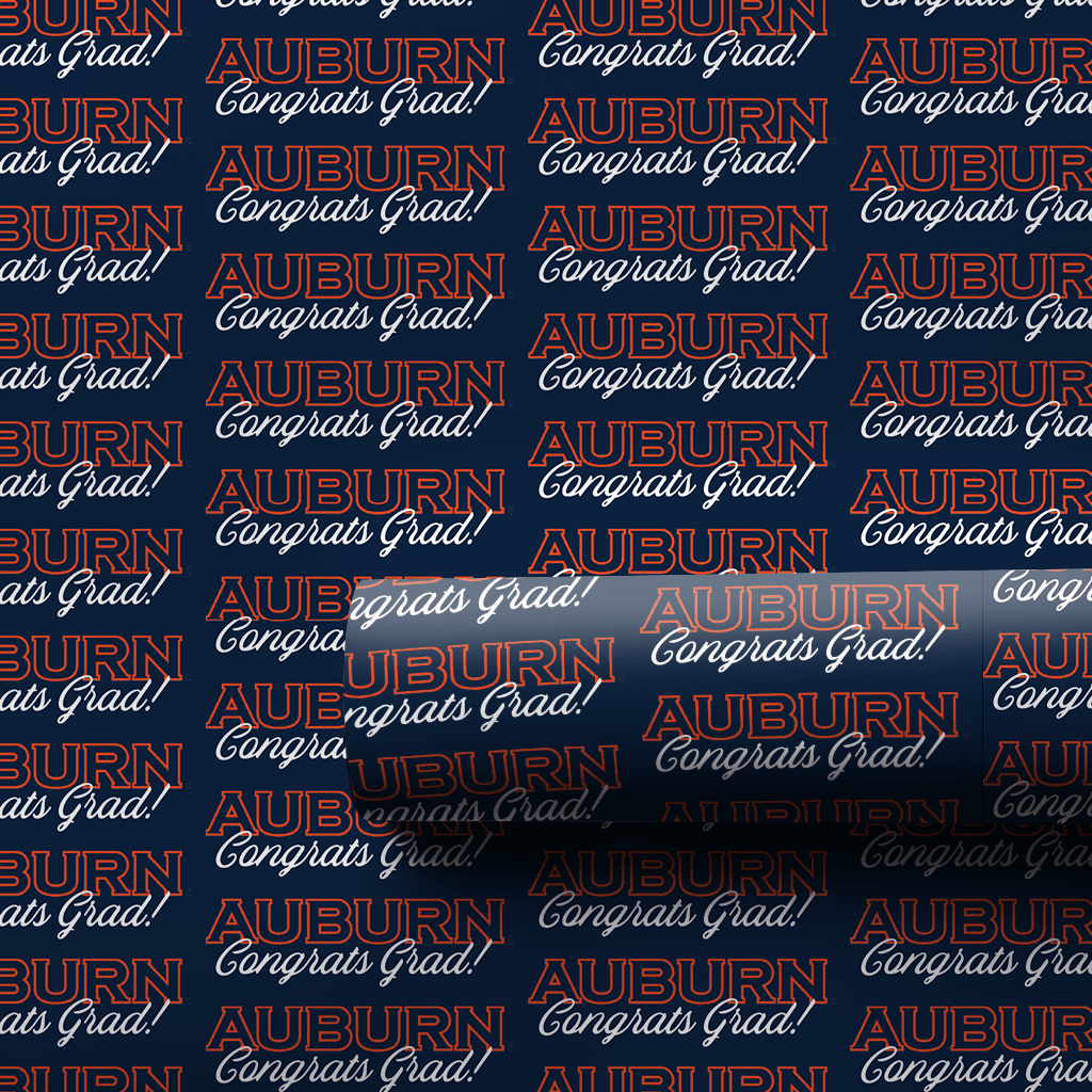 Auburn Congrats Grad - Wrapping Paper - Aspen & Arlo