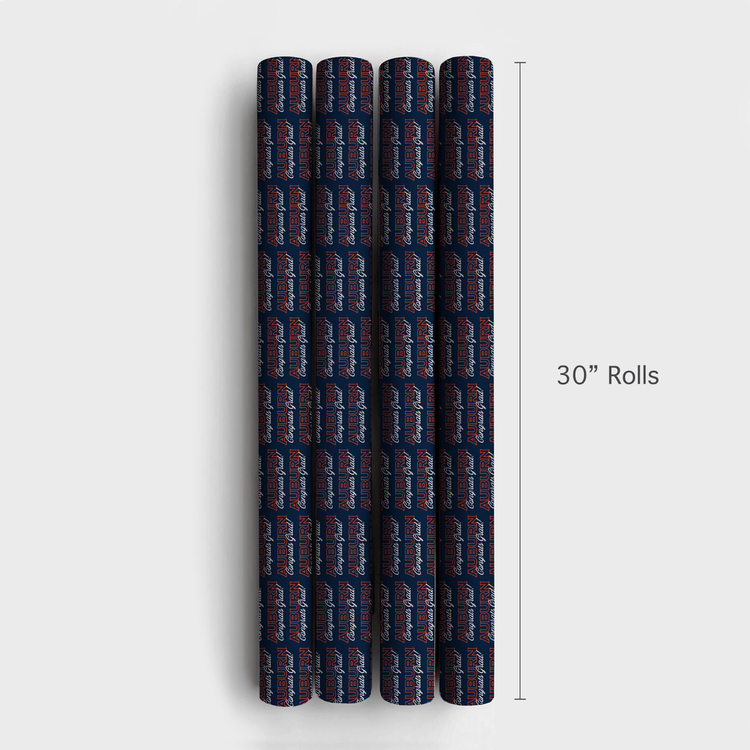 Auburn Congrats Grad - Wrapping Paper - Aspen & Arlo