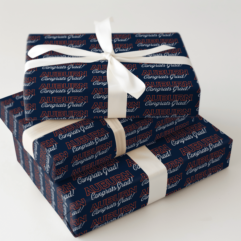 Auburn Congrats Grad - Wrapping Paper - Aspen & Arlo