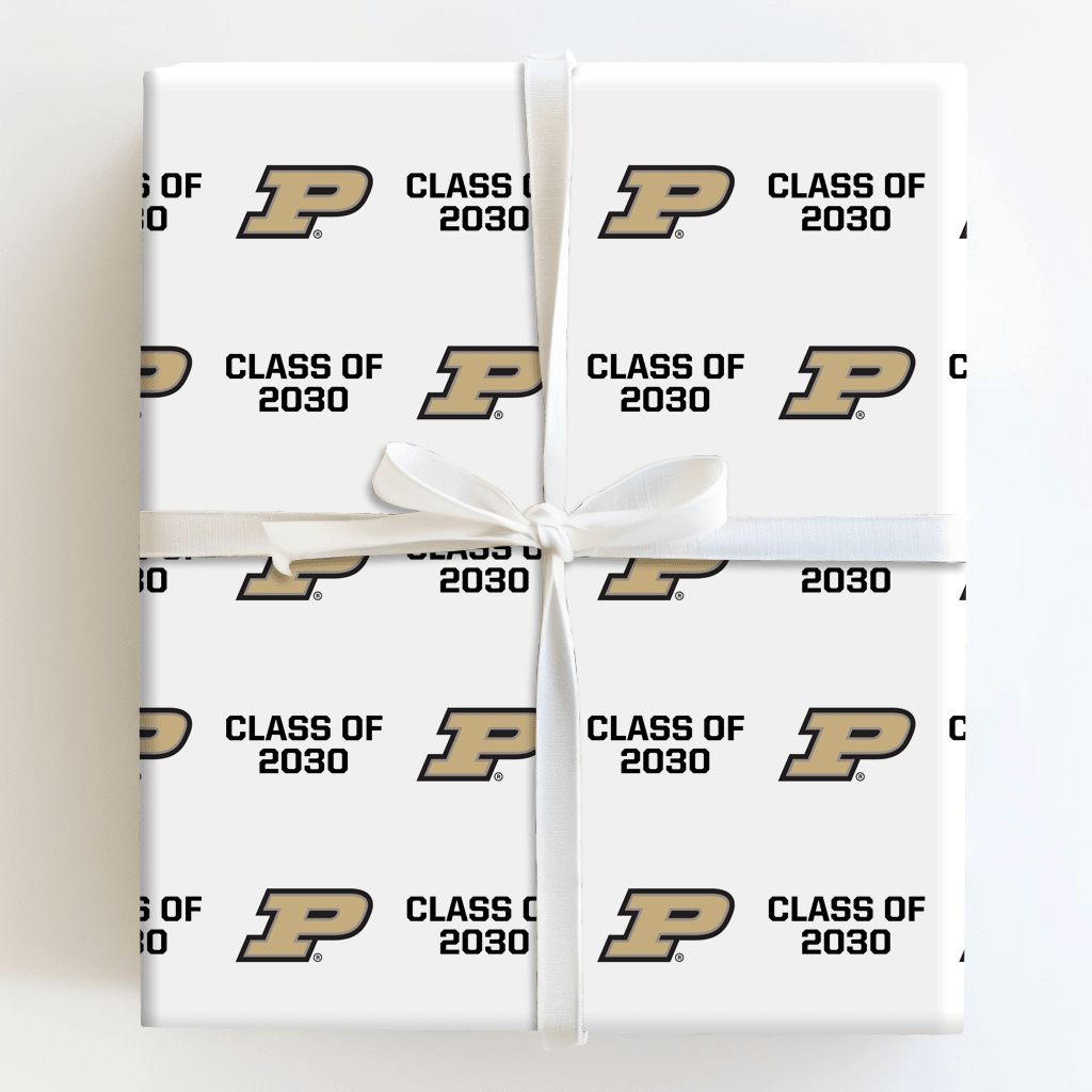 Purdue Class of 2030 - Wrapping Paper - Aspen & Arlo