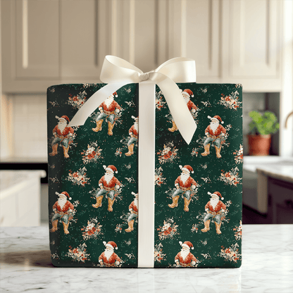 Christmas Cowboy - Wrapping Paper - Aspen & Arlo