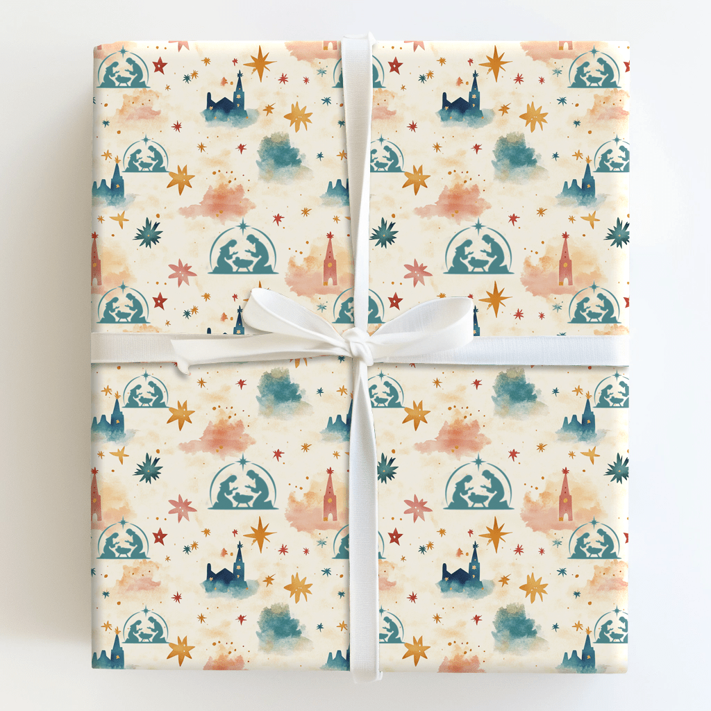 Follow The Star - Wrapping Paper - Aspen & Arlo