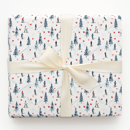 Slopeside Romance - Wrapping Paper - Aspen & Arlo