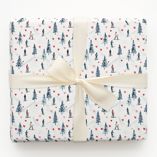 Slopeside Romance - Wrapping Paper - Aspen & Arlo