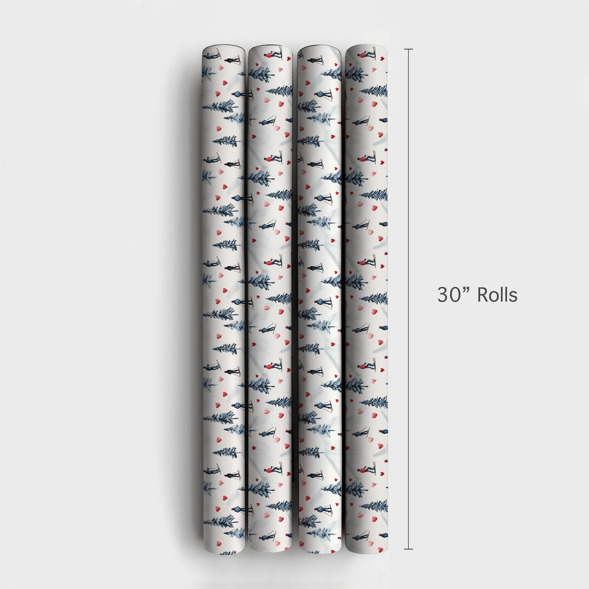 Slopeside Romance - Wrapping Paper - Aspen & Arlo