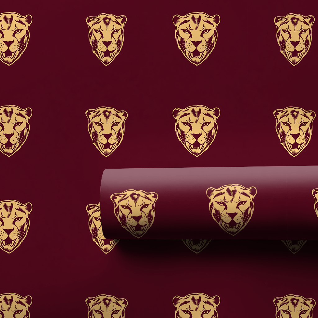 Deep Red - Wrapping Paper - Aspen & Arlo