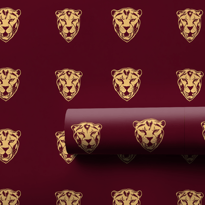 Deep Red - Wrapping Paper - Aspen & Arlo