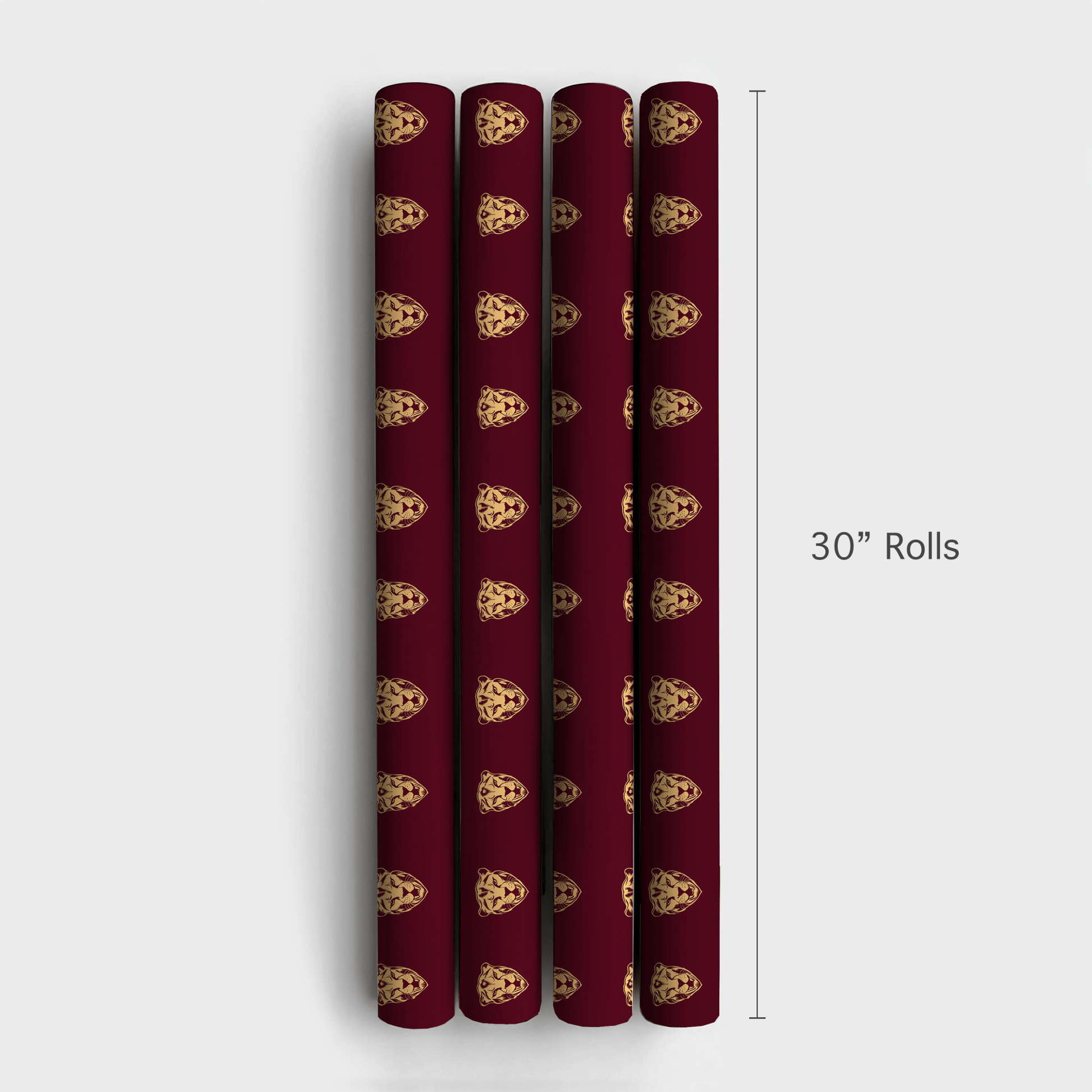 Deep Red - Wrapping Paper - Aspen & Arlo