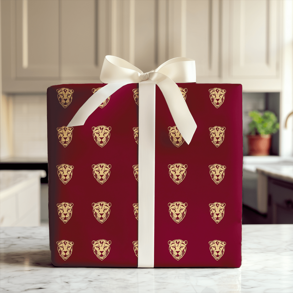 Deep Red - Wrapping Paper - Aspen & Arlo