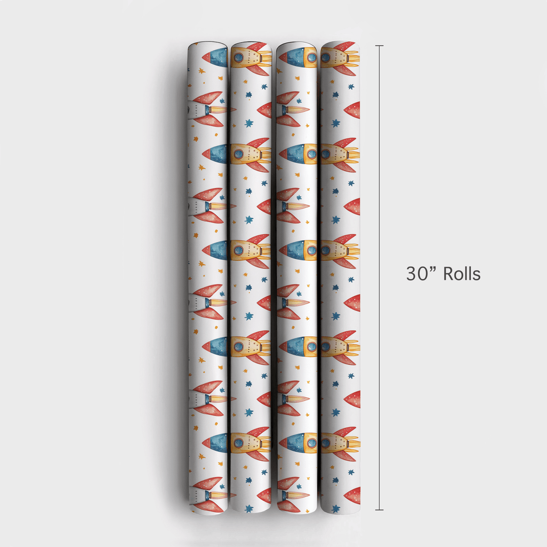 Mission Birthday Fun - Wrapping Paper - Aspen & Arlo