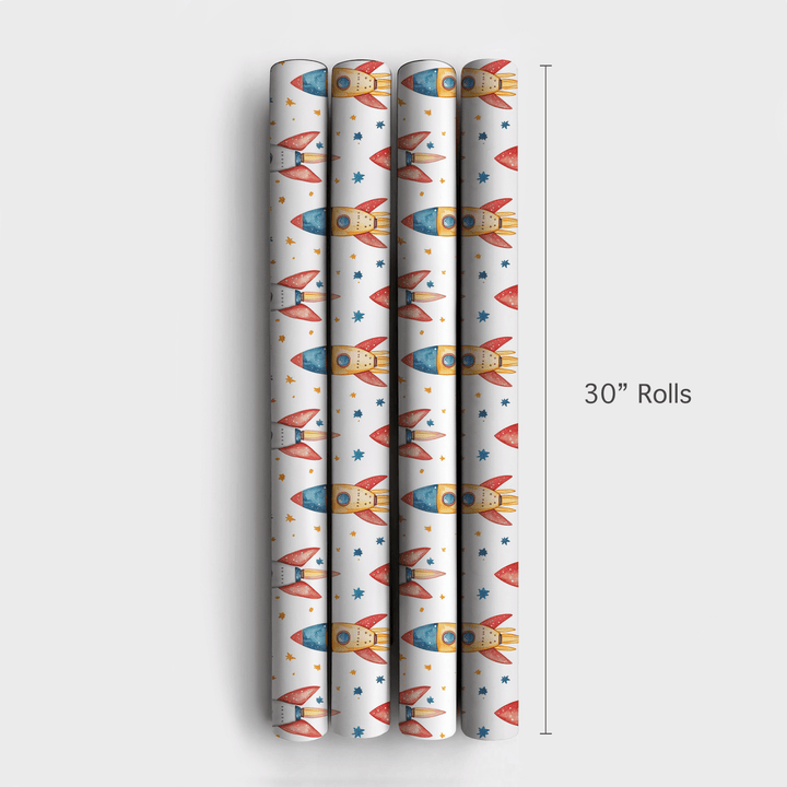 Mission Birthday Fun - Wrapping Paper - Aspen & Arlo
