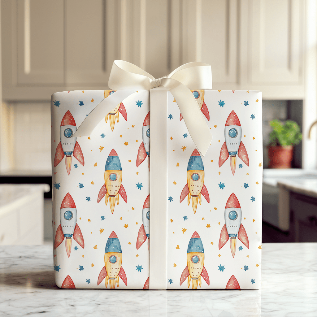 Mission Birthday Fun - Wrapping Paper - Aspen & Arlo