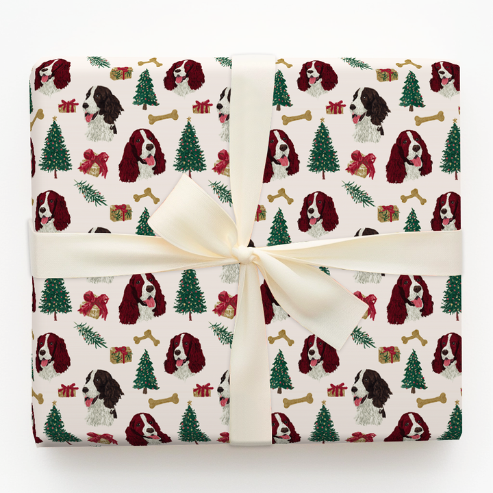 Vintage Spaniel Christmas