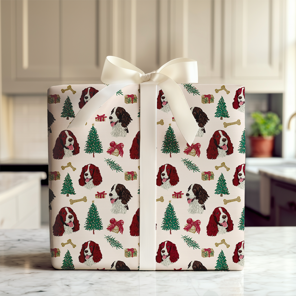 Vintage Spaniel Christmas