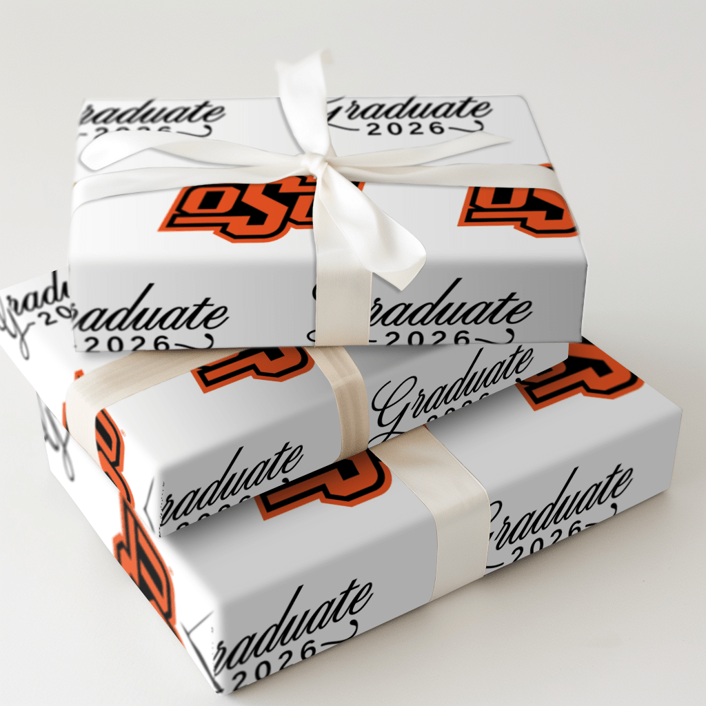 OSU Graduate 2026 - Wrapping Paper - Aspen & Arlo