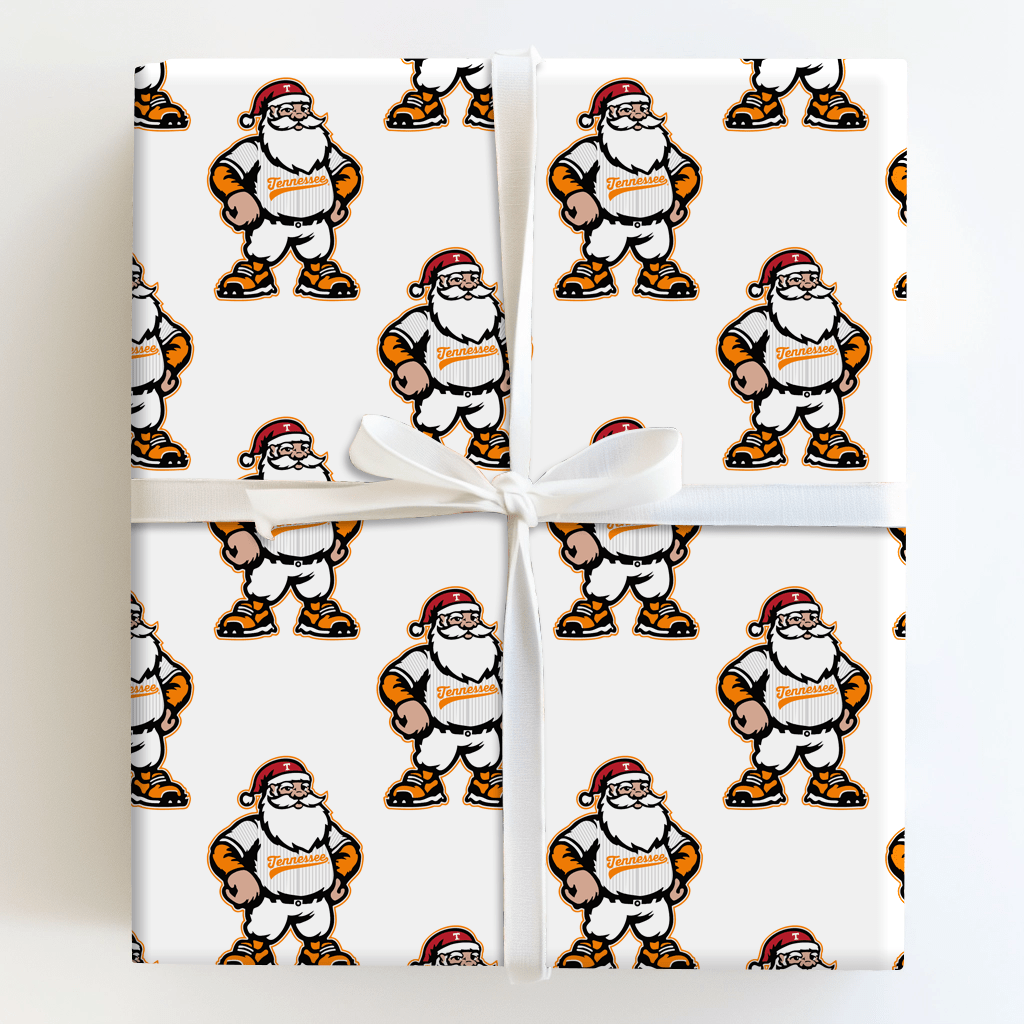 Big Orange Dugout Cheer - Wrapping Paper - Aspen & Arlo