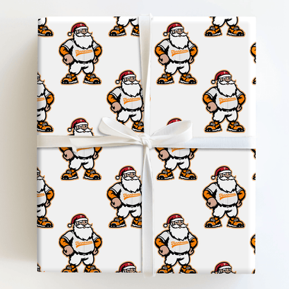 Big Orange Dugout Cheer - Wrapping Paper - Aspen & Arlo
