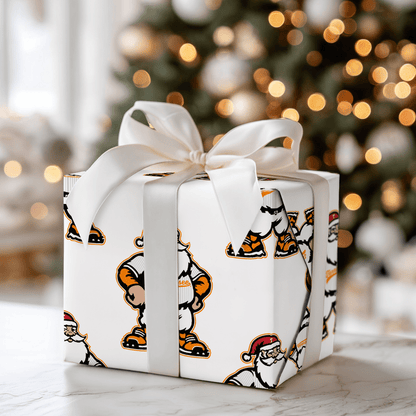 Big Orange Dugout Cheer - Wrapping Paper - Aspen & Arlo