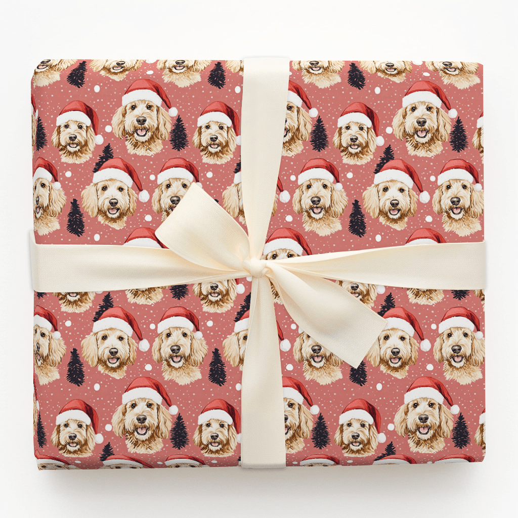 Berry Blush Doodle - Wrapping Paper - Aspen & Arlo