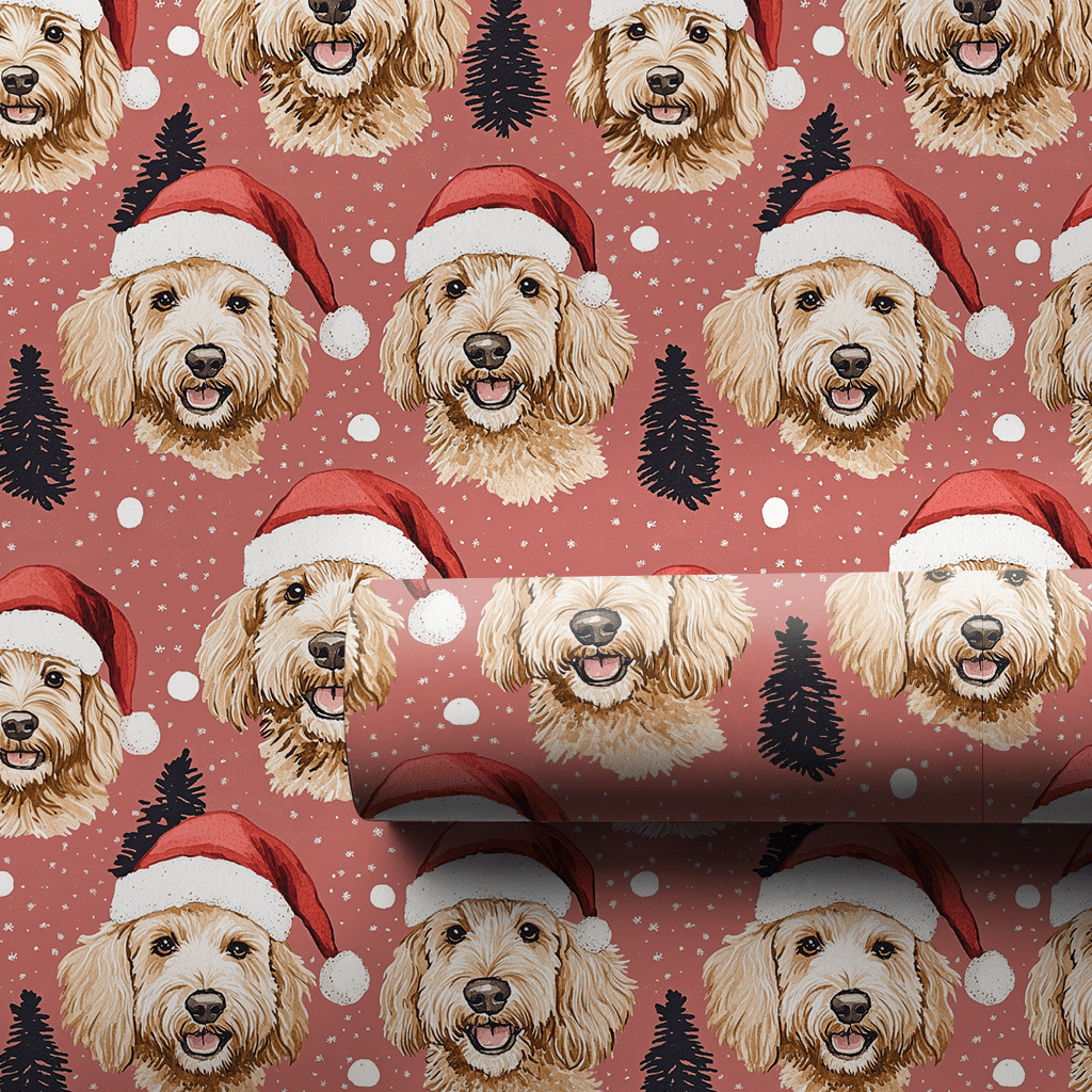 Berry Blush Doodle - Wrapping Paper - Aspen & Arlo