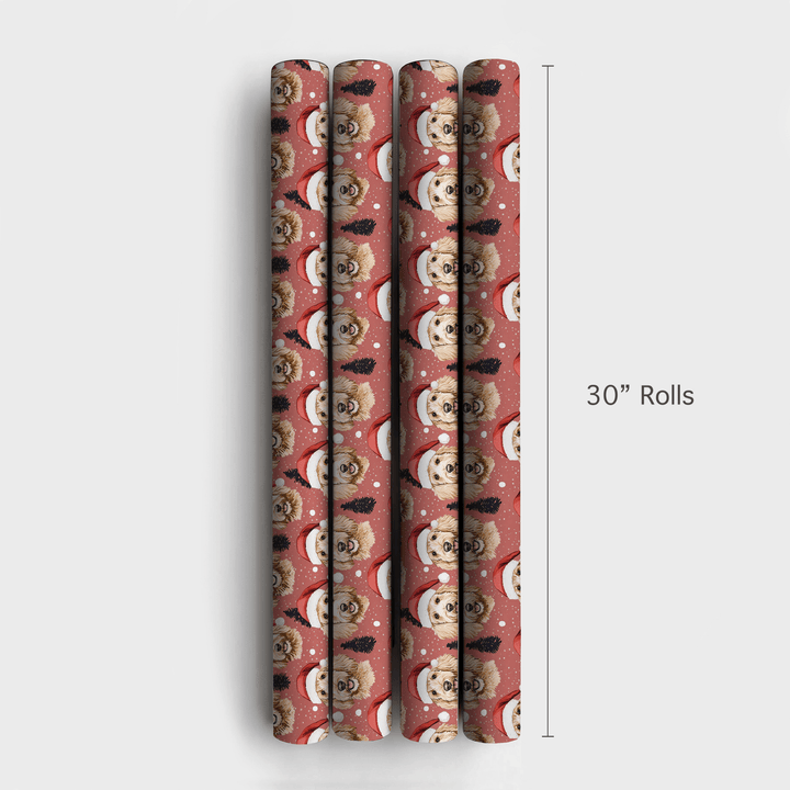 Berry Blush Doodle - Wrapping Paper - Aspen & Arlo